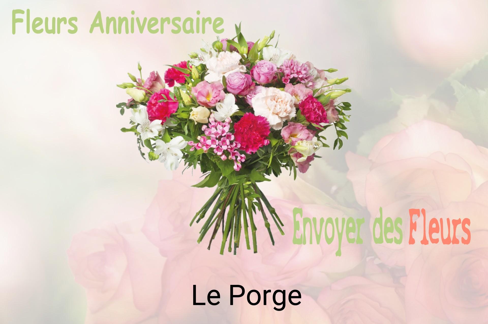 Bouquet de fleurs d’anniversaire livré à Le Porge