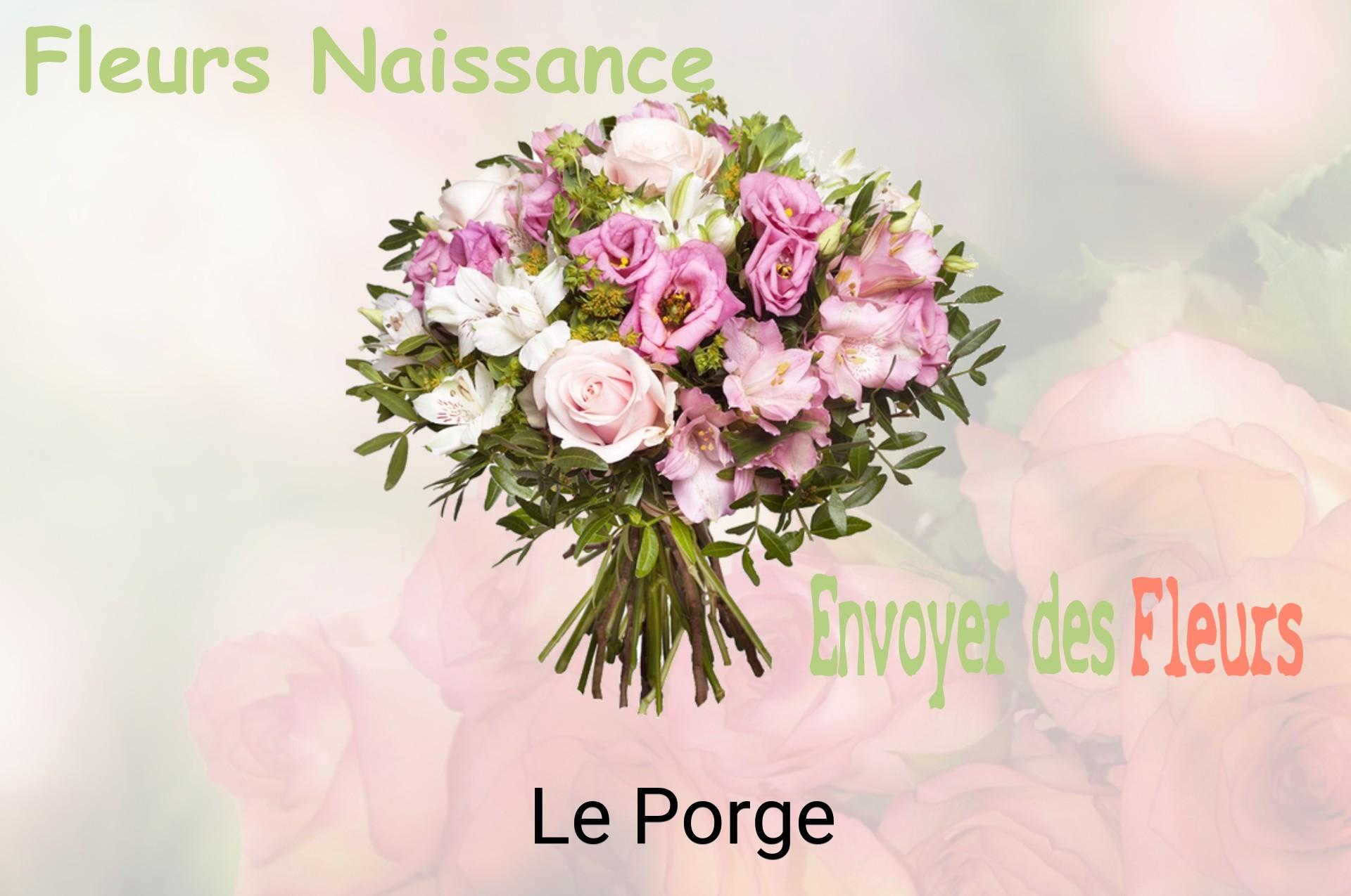 Bouquet de fleurs de naissance livré à Le Porge